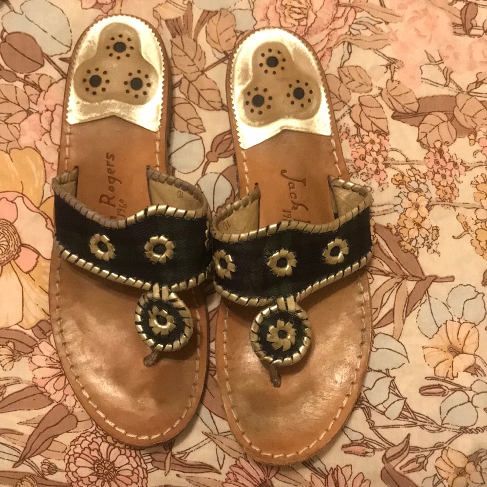 Jack Rogers Plaid Shoes